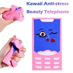 Ficha técnica e caractérísticas do produto Hot Suave Beauty Telefone lenta Nascente Squeeze aliviar o stress Toy