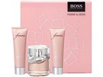 Hugo Boss Coffret Perfume Feminino Boss Femme - Edp 50ml + 1 Loção Corporal + 1 Gel de Banho