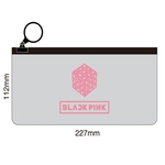 Ficha técnica e caractérísticas do produto Amyove Lovely gift Blackpink Printing lápis fosco transparente Caso Cosmetic Bag