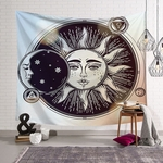 Ficha técnica e caractérísticas do produto HUN Início Sun Pattern Hanging Tapestry para Casa Decoração Wall