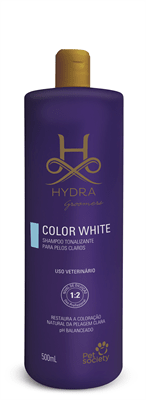 Ficha técnica e caractérísticas do produto Hydra Groomers Color White Shampoo 500Ml - Shampoo para Pelos Claros