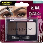 Ficha técnica e caractérísticas do produto I-ENVY By Kiss Kit Sombra para Sobrancelha Medium Brown