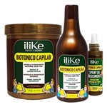 Ficha técnica e caractérísticas do produto Ilike Kit Biotônico Capilar Shampoo 500ml Máscara 1Kg Spray 100ml