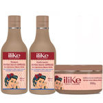 Ficha técnica e caractérísticas do produto Ilike Professional - Kit Hidratação Express Shampoo + Condicionador + Máscara