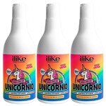 Ficha técnica e caractérísticas do produto Ilike 3 Shampoos Hidratantes Brilho de Unicórnio 500ml com Colágeno - Ilike Professional