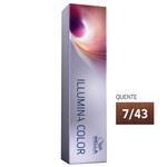 Ficha técnica e caractérísticas do produto Illumina Color 7/43 Louro Médio Vermelho Dourado - 60ml - Wella Professionals