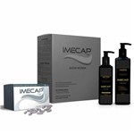 IMECAP HAIR Shampoo 300ml + Loção 100ml +30 Cápsulas QUEDA INTENSA CAPILAR