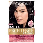 Coloração Imédia Excellence Creme 2 Preto Clássico - L'Oréal
