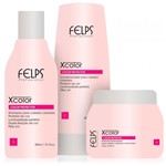 INATIVO Felps Xcolor Kit Color Protector - Shampoo, Condicionador e Máscara - Home Care - Felps