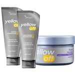 INATIVO Yenzah Yellow Off Kit Desamarelador Shampoo, Condicionador e Máscara - Yenzah
