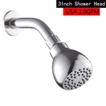 Ficha técnica e caractérísticas do produto 3inches Cabeça de chuveiro simples para Banho Hotel Uso Bathroom accessories set