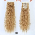 Ficha técnica e caractérísticas do produto 22 Inches Long Curly Clip In Hair Ponytail Synthetic High Temperature Fiber Hair Ponytail For Women Hair Extension