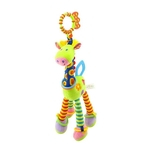 Ficha técnica e caractérísticas do produto Infant Plush bebê Desenvolvimento macia Giraffe Handbells Animais chocalhos lidar com brinquedos Hot venda com brinquedo Bebê mordedor Baby toys