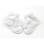 Ficha técnica e caractérísticas do produto Gostar Infantil do bebê bonito caçoa Quente Cotton Lace bowknot Socks