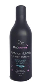 Ficha técnica e caractérísticas do produto Infinitá Platinium Black Gloss Matizador Pró Blond 500ml - Infinitá Cosmeticos