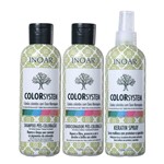 Ficha técnica e caractérísticas do produto INOAR Kit Color System Shampoo Condicionador e Keratin Spray Pós-Coloração - 3x250ml