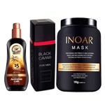 Ficha técnica e caractérísticas do produto Inoar Mask + Black Caviar + Australia Gold Kit - Máscara Capilar + Perfume + Protetor Solar Kit