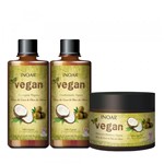 Ficha técnica e caractérísticas do produto INOAR Vegan Kit Shampoo Condicionador e Máscara Vegano - 3x500ml