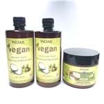 Ficha técnica e caractérísticas do produto Inoar Vegan Tratamento Salon Kit (3 Produtos)