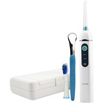 Ficha técnica e caractérísticas do produto Irrigador Oral com Fio Dental + Escova Dental Sônica Jetpik JP200 Travel