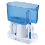 Ficha técnica e caractérísticas do produto Irrigador Oral Waterpik WP70B 110V Branco e Azul com 6 Ajustes de Pressão