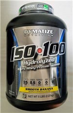 Iso 100 Zero Carb 5 Lbs. (2.27Kg) - Dymatize Nutrition (Smooth Banana)