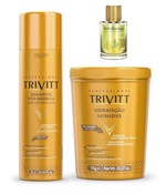Ficha técnica e caractérísticas do produto Itallian Trivitt Shampoo 1l + Mascara 1kg Pós Química