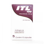 Ficha técnica e caractérísticas do produto ITL 100 Itraconazol - 10 Cápsulas