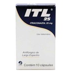 Ficha técnica e caractérísticas do produto Itl 25 Itraconazol 10 Cápsulas