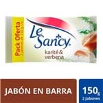 Ficha técnica e caractérísticas do produto Jabón En Barra Le Sancy 2 Unid 150 G C/u, Verbena Y Karité