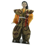 Ficha técnica e caractérísticas do produto Japonês Samurai Boneca Artes Artesanato Humanóide Boneca Decoração De Escritório Em Casa Presente D