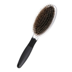Javali cerdas & Nylon escova de cabelo Oval Anti-estático Comb Paddle
