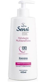Ficha técnica e caractérísticas do produto Jequiti Sensi Hidratação Multibenefícios BB Cream 5 em 1 400ml