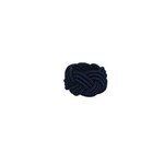 Ficha técnica e caractérísticas do produto Jogo de 4 Anéis Cotton Azul para Guardanapo - Preto