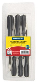 Ficha técnica e caractérísticas do produto Jogo de Chaves de Fenda 6pcs Tramontina (41526506)