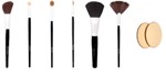Ficha técnica e caractérísticas do produto Kit de Pinceis Maquiagem 6 Unidades Splendor + Esponja