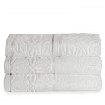 Ficha técnica e caractérísticas do produto Jogo de toalhas de banho santista 4 peças platinum ligia branco