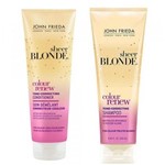 John Frieda - Kit Shampoo + Condicionador- Sheer Blonde Color Renew Tone-Correcting 250ml (Cada)