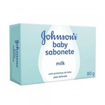 Ficha técnica e caractérísticas do produto Johnsons Baby Milk Sabonete 80g