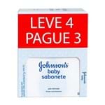 Ficha técnica e caractérísticas do produto Johnson's Baby Sabonete em Barra 80g Cada Leve 4 Pague 3