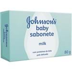 Ficha técnica e caractérísticas do produto Johnsons Baby Sabonete Milk 80g