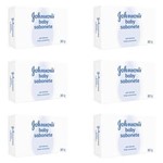 Ficha técnica e caractérísticas do produto Johnsons Baby Tradicional Sabonete 80g - Kit com 06