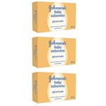 Ficha técnica e caractérísticas do produto Johnsons Mel e Vitaminas Sabonete Infantil 80g - Kit com 03