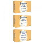 Ficha técnica e caractérísticas do produto Johnsons Mel / Vitaminas Sabonete Infantil 80g (Kit C/03)