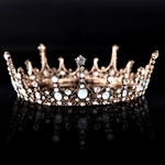 Ficha técnica e caractérísticas do produto Jóias HG206 nupcial Crown Círculo Crown Rhinestone casamento da noiva da Coroa Grande