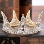 Ficha técnica e caractérísticas do produto Jóias HG195 nupcial Crown Rhinestone Crown Rhinestone casamento da noiva da Coroa Grande