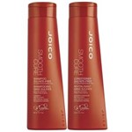 Joico Smooth Cure Duo Kit Shampoo (300ml) e Conditioner (300ml) Sulfate-Free para Cabelos Grossos, Frizados, Enrolados
