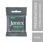 Ficha técnica e caractérísticas do produto Jontex Preservativo Camisinha Comfort Plus 3 Unidades
