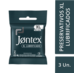 Ficha técnica e caractérísticas do produto Jontex Preservativo Camisinha Lubrificado XL 3 Unidades