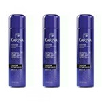 Ficha técnica e caractérísticas do produto Karina Crystal Complex Hair Spray Extra Forte 400ml (Kit C/03)